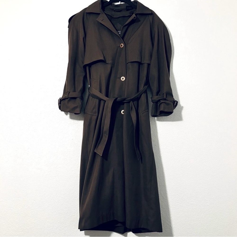 Milk Chocolate Brown Trench Coat